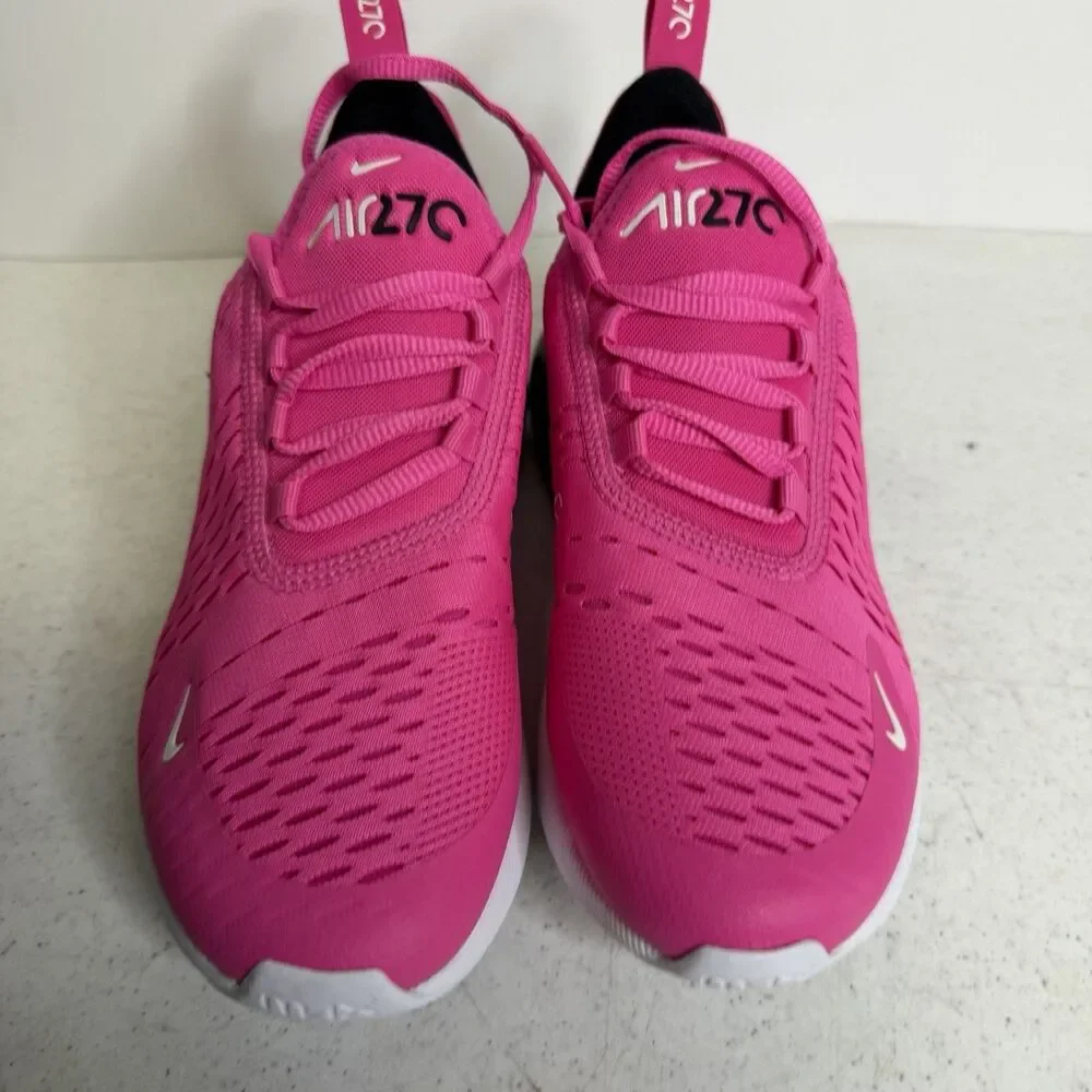 Nike Air Max 270 GS Pink Mesh Shoes